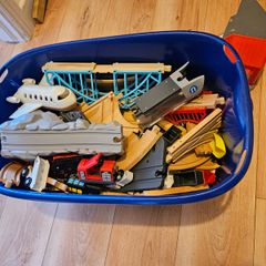 Trains & Train Track with box