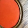 Antique Oval Gold picture frame with decorative rope & twist moulding Image 7