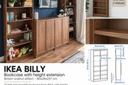 IKEA BILLY Bookcase with height extension