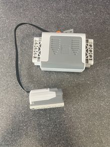 Lego Technic motor and battery box