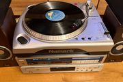 Sony amplifier , Marantz cd player, Numark turntable, VK speakers