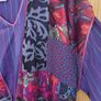 Vintage purple ladies patchwork top (free post) Image 6