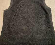 Vince Camuto Lace Overlay Top - Size 8