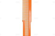 Barber / Hairdressing Flat Top Comb Stylist Hair Fade Comb Hairdressing Clipping Comb - Orange