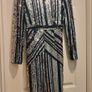 Black/Silver Sequin Midi Dress (Boohoo) Image 2