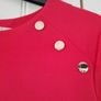 Phase Eight Leanna Dress - Size 12 - Red with Gold Button detail Image 8