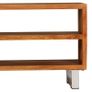 TV Cabinet Solid Wood with Carved Doors 140x30x40 cm Image 7