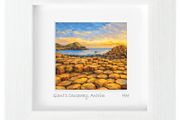 Giant's Causeway, Co. Antrim, mini size framed print, by artist Helen Mathews