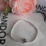 New genuine pandora rose clasp moments charm bracelet Image 4