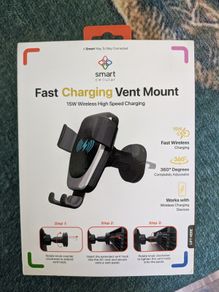Fast charging vent mount