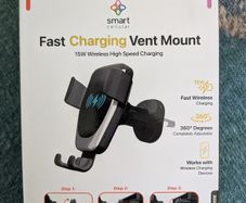 Fast charging vent mount