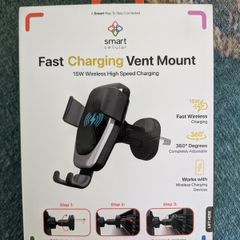 Fast charging vent mount