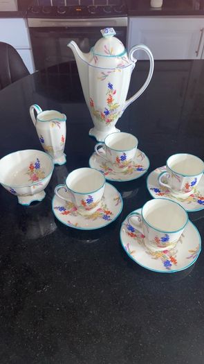 Royal Doulton  coffee set 1938 Art Deco