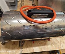 Gas fan heater