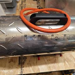 Gas fan heater