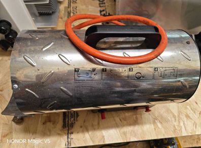 Gas fan heater