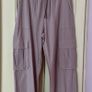 Fab Pull & Bear Dusky Pink Cargo Trousers  Size Large UK 14 Image 7