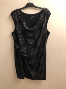 Black sparkly dress (size 18W)