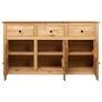 Sideboard 135x40x80 cm Solid Pinewood Panama Range Image 3