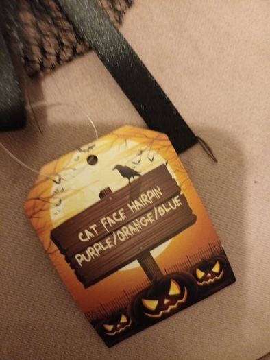 halloween hair pin