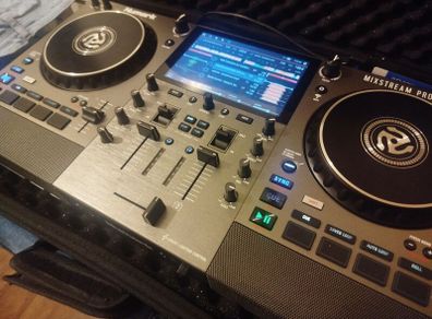 Numark Mixstream Pro Go, UDG case, Audio Technica Headphones, 260gb SSD