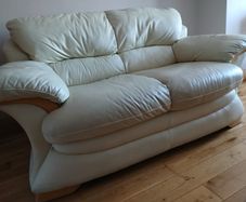 Leather 2 seater sofa