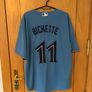 Toronto Blue Jays Bo Bichette Powder Blue Nike MLB Mens Jersey M Image 4