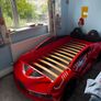 Kids Bugatti Chiron Style Race Car Bed  Red Image 6