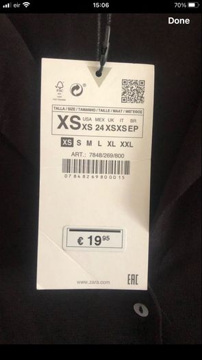 Ladies BNWT blouse size XS