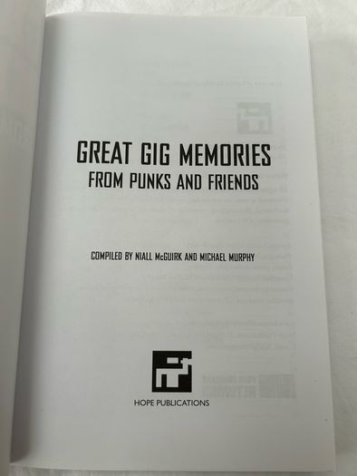 Great Gig Memories From Punks and Friends (McGuirk and Murphy) - Music History