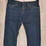 Tommy Hilfiger Denton Straight Fit Salvage Japanese Denim Jeans Mens W34 L31 Image 2