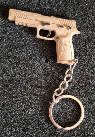 Keyring, firearms, baretta, luger, mauser,sig sauer, colt.