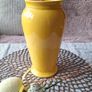 Beautiful yellow ceramic vase Image 7