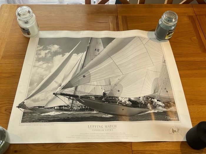 "Luffing Match" sailing Print