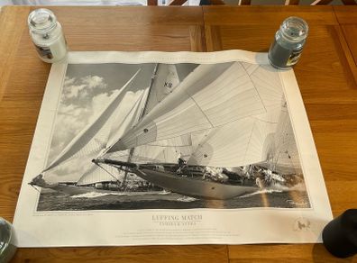 "Luffing Match" sailing Print