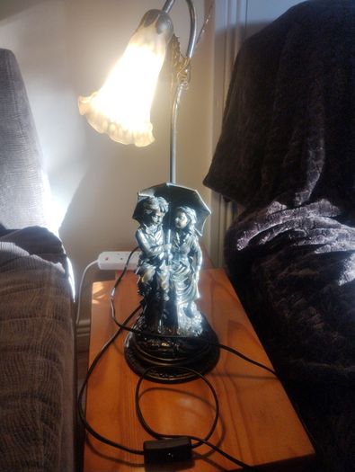 Bronze style table lamp