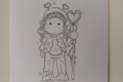 Ladybug Tilda - Magnolia Rubber Stamp