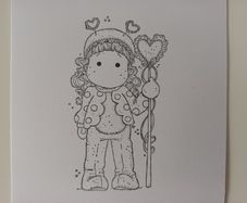 Ladybug Tilda - Magnolia Rubber Stamp