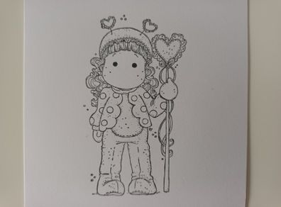 Ladybug Tilda - Magnolia Rubber Stamp