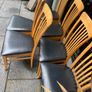 6 x Lovely Sturdy Kitchen Dining Chairs - Can Deliver Image 2