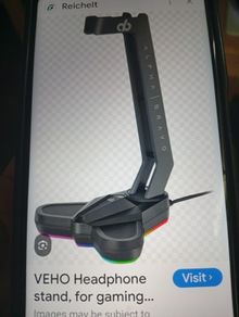 alpha bravo light up headphones stand