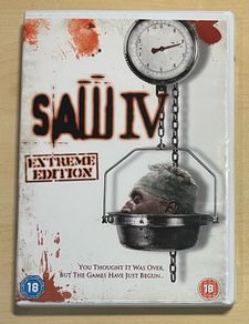 Saw IV, Extreme Edition. DVD Movie. Staring Scott Patterson & Athene Karkanis
