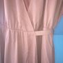 Long wedding guest/bridesmaid maxi dress blush pink/peach tone Image 3