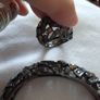 jewel encrusted matching bracelet and ring by Ricarda M Image 5