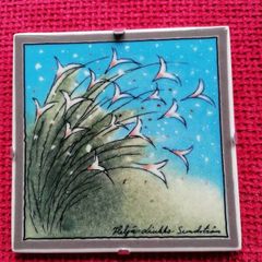 Ceramic Wall Tile "In My Thoughts" Arabia Finland