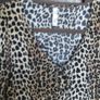 Mango ladies leopardskin blouse size small to medium Image 3