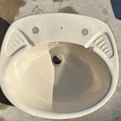 New Bathroom Shower Tray, Tiles & Washbasin