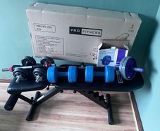 Weightlifting bench and weight equipment