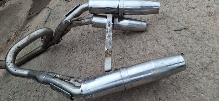 kawasaki z750 Laser quad pipe exhaust