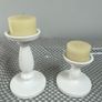 2 Candle Holders & Candles Image 2